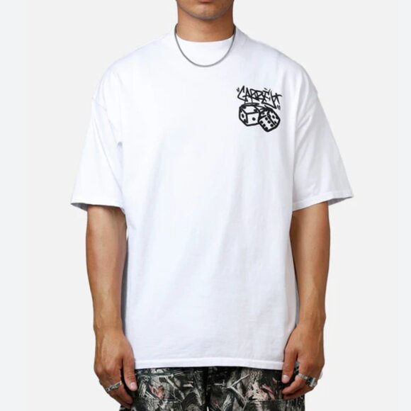 Men's Streetwear Carre Rolling Worldwide Oversized T-Shirt Short Sleeve Tee - Picture 2 of 8